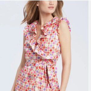 Florence Broadhurst Kate Spade Wrap Aubrey Dress. Size 8